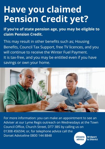 Have you claimed Pension Credit yet?