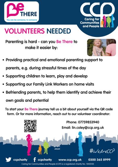 Volunteers Needed - Be There