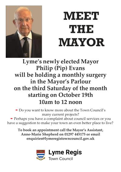 Saturday Surgery with the Mayor of Lyme Regis