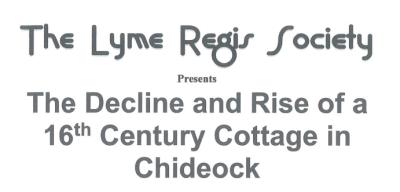 black text on white background depicting the Lyme Regis Society logo