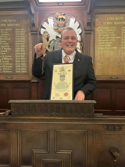 History made as youngest ever Freeman of Lyme Regis is named