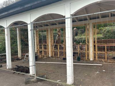 The Garden Pavilion is unrecognisable!